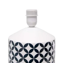 Simple Designs 18.5 In. Black/White Table Lamp -Lightify Store 03fd04e6 d441 43a7 b019 7d2cbf032c63