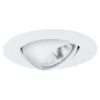 Halo Gloss White 4 In. W Aluminum Eyeball Trim
