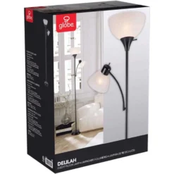 Globe Electric Delilah 72 In. Matte Black/White Floor Lamp 11 Globe Electric Delilah 72 In. Matte Black/White Floor Lamp -Lightify Store 05ab5349 3dc1 4ac8 9ca7 9606d0e85f92