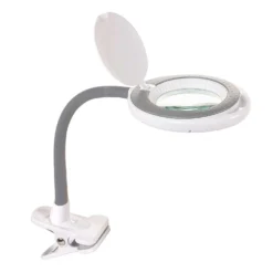Newhouse Lighting 6.25 In. White Magnifier Clamp Lamp