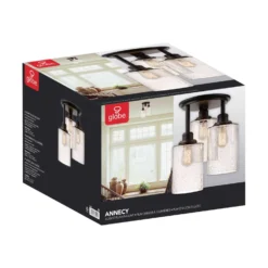 Globe Electric Annecy 15.4 In. H X 12.6 In. W X 12.6 In. L Oil Rubbed Bronze Ceiling Light -Lightify Store 0a624b11 6b20 471d 89db f252d8df22e0