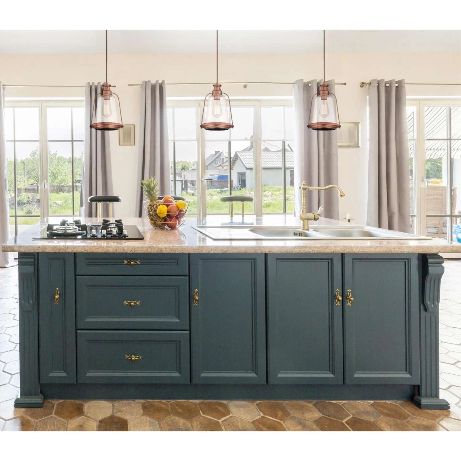 Westinghouse Brynn Washed Copper 1 Lights Mini Pendant Light 2 Westinghouse Brynn Washed Copper 1 Lights Mini Pendant Light - Image 2