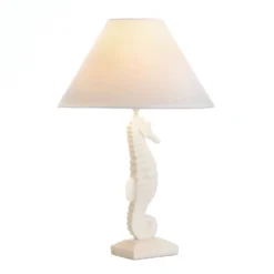 Gallery Of Light Seahorse 20.5 In. White Table Lamp