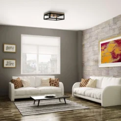 Globe Electric Verona 5.12 In. H X 13 In. W X 13 In. L Dark Bronze Ceiling Light 13 Globe Electric Verona 5.12 In. H X 13 In. W X 13 In. L Dark Bronze Ceiling Light -Lightify Store 11e0b9c3 5ada 4a7c a9b8 a914c16f8f3f