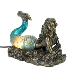Gallery Of Light Sea Maiden 6.75 In. Bronze Table Lamp