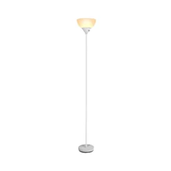 Newhouse Lighting 71 In. Silver Floor Lamp