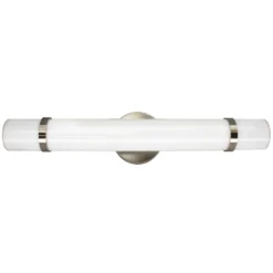 MaxLite Brushed Nickel White 0 Lights LED Vanity Light Wall Mount