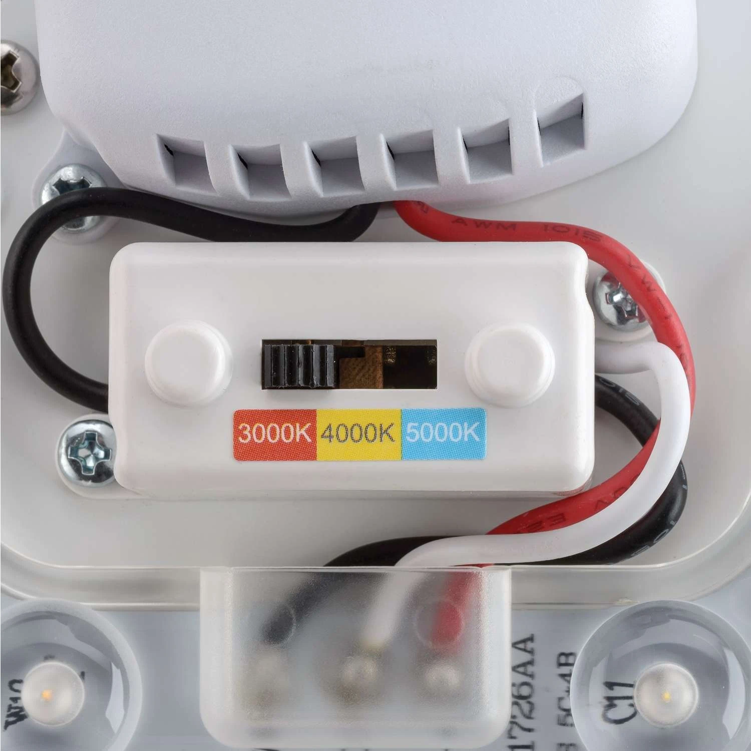 ETI 3.2 In. H X 11 In. W X 11 In. L White LED Ceiling Light Fixture 6 ETI 3.2 In. H X 11 In. W X 11 In. L White LED Ceiling Light Fixture - Image 6