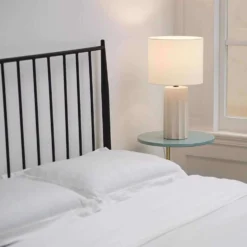 Globe Electric Doris 20 In. Concrete Beige/White Table Lamp -Lightify Store 203c133e d3ce 4df1 962f d1c53cf99b6d