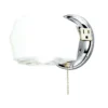 Westinghouse 1-Light Chrome White Wall Sconce
