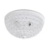 Lalia Home 6.5 In. H X 13 In. W X 13 In. L White Ceiling Light