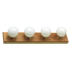 Design House Honey Oak 4 Lights Vanity Light Surface