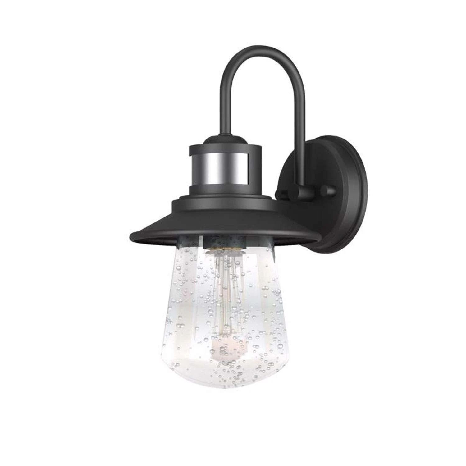 Globe Electric Mariner 1-Light Matte Black Wall Sconce 1 Globe Electric Mariner 1-Light Matte Black Wall Sconce