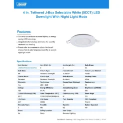 Feit LED Retrofits White 5 In. W Aluminum LED Canless Recessed Downlight 14 W -Lightify Store 27aaefa4 6a51 49a9 a6b7 e6bf230e2f65