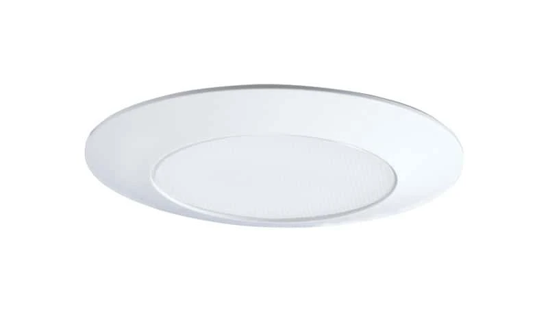Halo Gloss White 6 In. W Plastic Shower Lens/Trim 1 Halo Gloss White 6 In. W Plastic Shower Lens/Trim