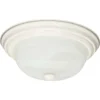Satco Nuvo 4.875 In. H X 11.375 In. W X 11.375 In. L Ceiling Light