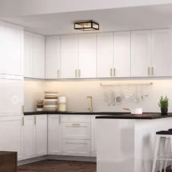 Globe Electric Verona 5.12 In. H X 13 In. W X 13 In. L Dark Bronze Ceiling Light 15 Globe Electric Verona 5.12 In. H X 13 In. W X 13 In. L Dark Bronze Ceiling Light -Lightify Store 2aa60707 ed79 4c95 9b2e 1c0662dbeaf5