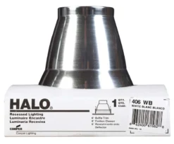 Halo White 4 In. W Recessed Light Trim