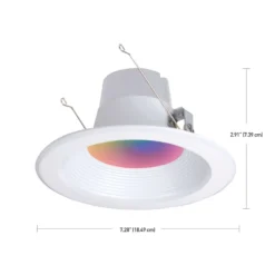 Globe Electric Wi-Fi Smart Home White 5-6 In. W Aluminum LED Smart-Enabled Retrofit Recessed Lightin -Lightify Store 2c64ce8d 7f57 4724 8ee8 cd6fca41b4d8