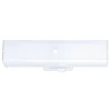 Westinghouse White 2 Lights Incandescent Bathroom Channel Fixture Wall Mount
