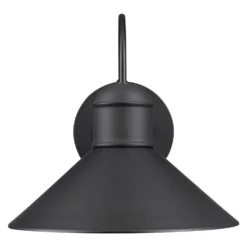 Globe Electric Sebastien 1-Light Matte Black Wall Sconce -Lightify Store 319f4b7c 06b6 4377 89dd 1a0df215b993