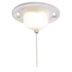 ETI 1.76 In. H X 4.72 In. W X 4.72 In. L White Ceiling Light