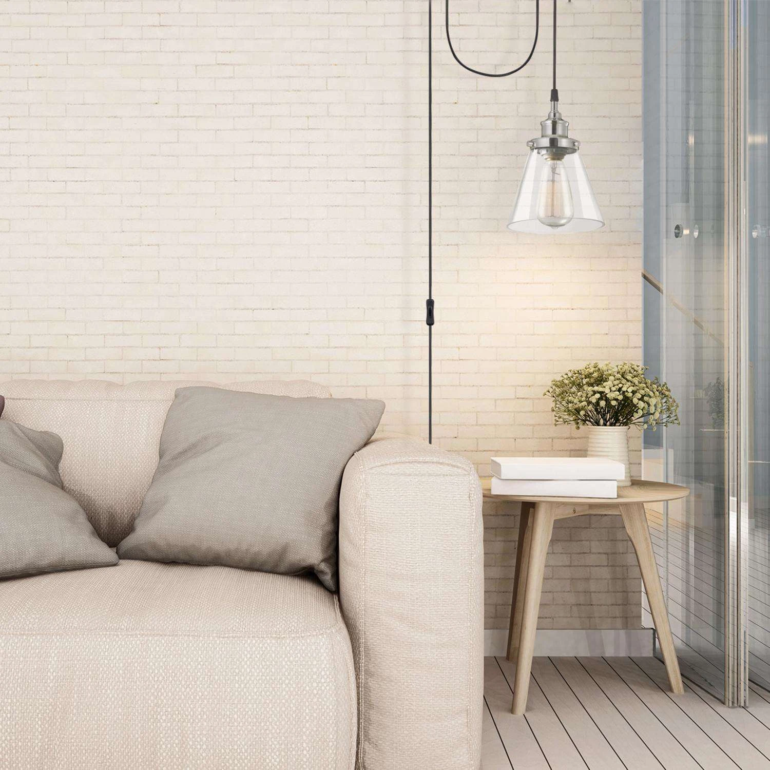 Globe Electric Parker Chrome Metallic 1 Lights Pendant Light 5 Globe Electric Parker Chrome Metallic 1 Lights Pendant Light - Image 5