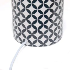 Simple Designs 18.5 In. Black/White Table Lamp -Lightify Store 39608caa 30db 495e 9161 cfda7cf02bb7