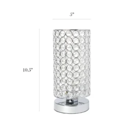 Elegant Designs 10.75 In. Chrome Silver Table Lamp -Lightify Store 3b9e5059 6ed0 445f 8919 8173f8c4c74c