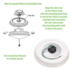 ETI 3.68 In. H X 10 In. W X 10 In. L White Ceiling Light -Lightify Store 3e227763 90bb 4af7 8625 4459e4ec4158