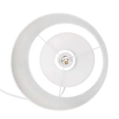 Simple Designs 18.5 In. Black/White Table Lamp -Lightify Store 3e2817a2 b8b6 47c0 b56e 22d778f1200f