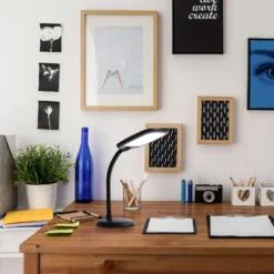 Newhouse Lighting Eos 14 In. Black Desk Lamp -Lightify Store 3f91fecf 9be3 4d28 8f71 927fe9e3c7df