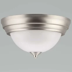 ETI 4.8 In. H X 9 In. W X 9 In. L Brushed Nickel White LED Ceiling Spin Light -Lightify Store 459214ba e10e 4081 9cb0 1b6ccde2782c