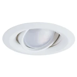 Halo E-Series Matte White 5 In. W Plastic Recessed Lighting Gimbal