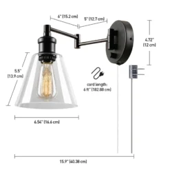 Globe Electric Leclair 1-Light Oil Rubbed Bronze Vintage Wall Sconce 13 Globe Electric Leclair 1-Light Oil Rubbed Bronze Vintage Wall Sconce -Lightify Store 470ccc11 b81d 48cb a163 d6002cea8d9d