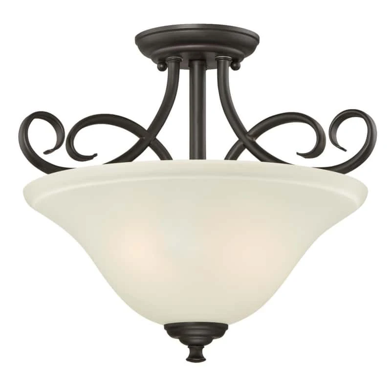 Westinghouse Dunmore 12.32 In. H X 14.49 In. W X 14.49 In. L Ceiling Light 2 Westinghouse Dunmore 12.32 In. H X 14.49 In. W X 14.49 In. L Ceiling Light - Image 2