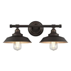 Westinghouse Iron Hill 2 Oil Rubbed Bronze Wall Sconce