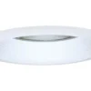 Halo Matte White 6 In. W Metal Incandescent Recessed Air Tite Trim