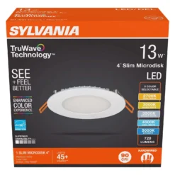 Sylvania TruWave White LED Canless Recessed Downlight 13 W -Lightify Store 50ee4ca7 a3af 4c4e a7b4 b4642236dc6f
