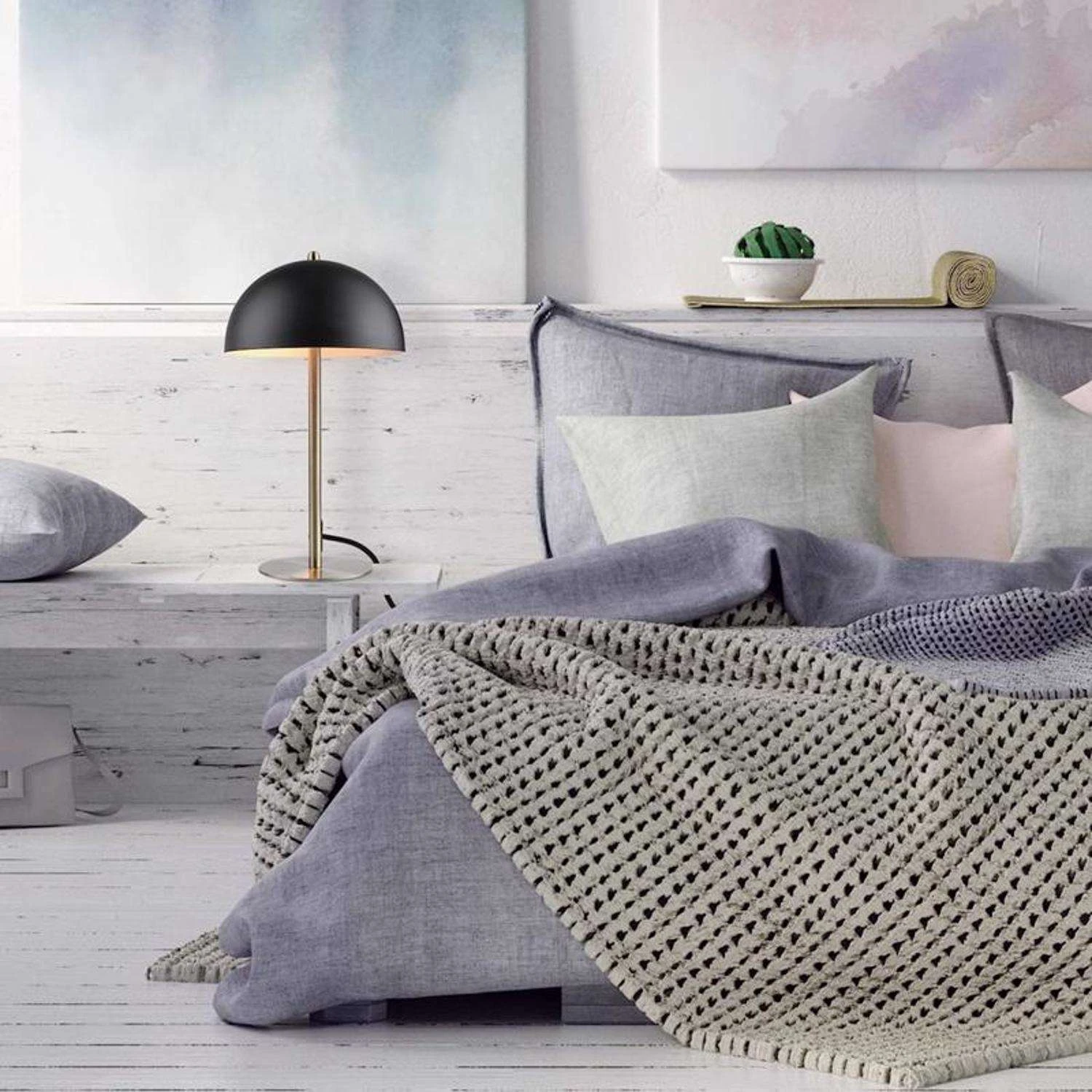 Globe Electric Luna 15 In. Matte Black Desk Lamp 4 Globe Electric Luna 15 In. Matte Black Desk Lamp - Image 4