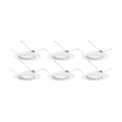 Satco Nuvo White 5-6 In. W Plastic LED Retrofit Recessed Lighting 9.2 W -Lightify Store 54558f25 629d 4d92 b071 beecf5401095