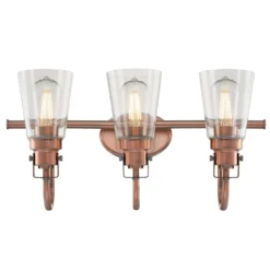 Westinghouse Ashton 3-Light Washed Copper Wall Sconce