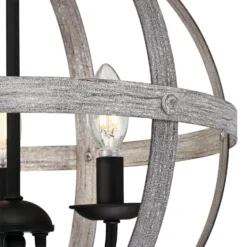 Westinghouse Stella Mira Antique Ash Gray 3 Lights Chandelier -Lightify Store 5b6735e9 a57e 42ba 9bdc 796e121d128a