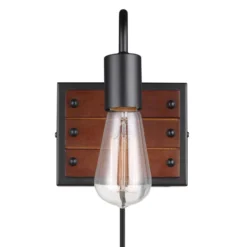 Globe Electric Williams 1-Light Matte Black Wall Sconce -Lightify Store 5c94fd9e e5ce 4a72 9ebd 41859fa6b1bd