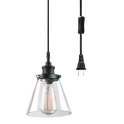 Globe Electric Jackson Matte Black 1 Lights Pendant Light