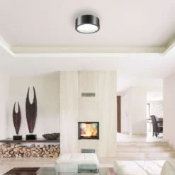 Globe Electric Edinburg 4.02 In. H X 11.03 In. W X 11.03 In. L Black Iron Ceiling Light -Lightify Store 62d7c238 2dc1 4bf6 abac 5ffa0080d70f