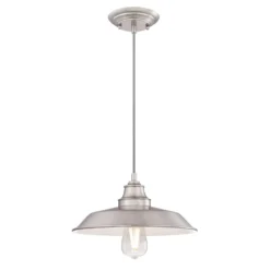 Westinghouse Iron Hill Brushed Nickel Metallic 1 Lights Pendant Light