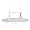 Elegant Designs 13.5 In. H X 19.25 In. W X 35.5 In. L White Ceiling Light Pot Rack