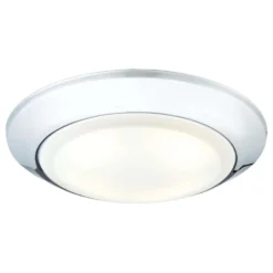 Westinghouse Chrome Metallic 5.5 In. W Steel LED Canless Recessed Downlight 15 W