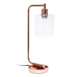 Simple Designs 20 In. Rose Gold Desk Lamp -Lightify Store 6de41d81 0076 4813 9847 b31ac388ccb3